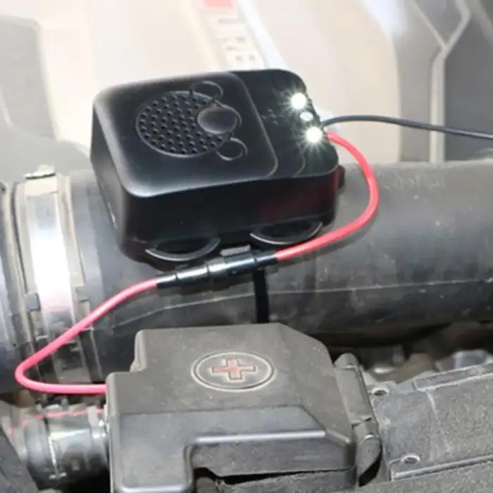 Répulsif de souris à ultrasons pour voiture non toxique démarrage-arrêt intelligent pour protéger le moteur des rats occasions spéciales de conduite