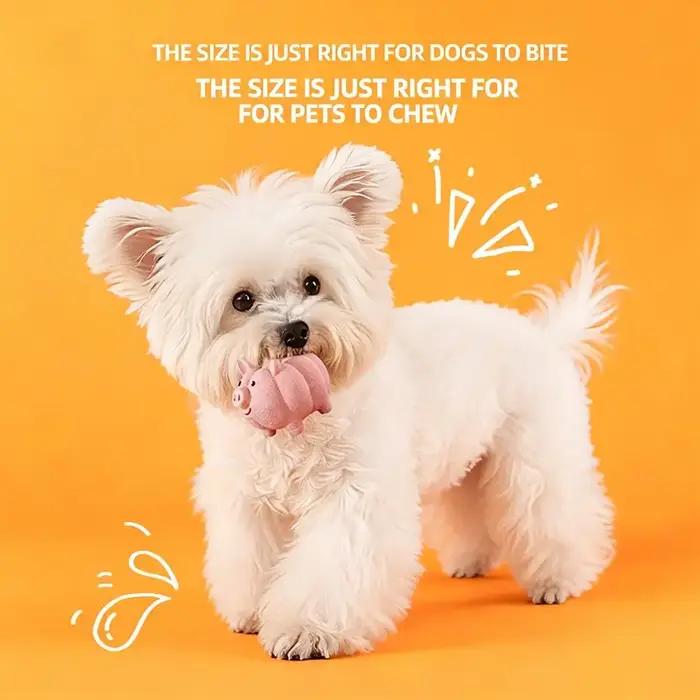 Jouets à mâcher en latex pour chiens agressifs