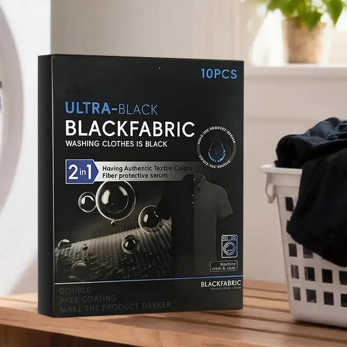 Feuille de restauration de couleur pour vêtements noirs T-shirts en coton et lin tableau à linge pour machine à laver occaions spéciales maintenir l'apparence des tenues noires