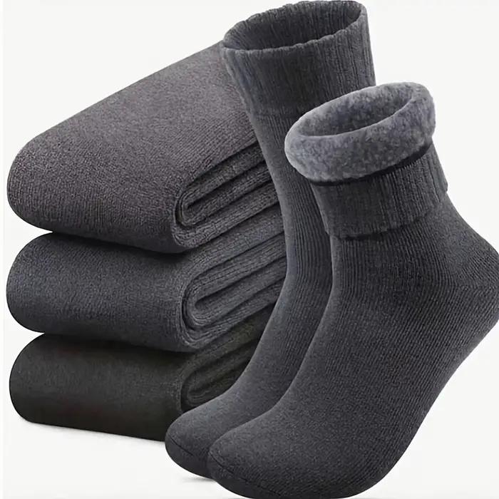 Lot 3 paires chaussettes randonnée chasse renforcées - Isolation thermique hiver