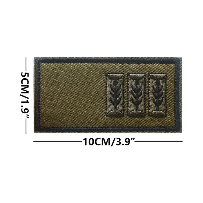 Armée grade Chevrons sergent rayures Israël 1ère Brigade Golani patchs uniforme rang bras épaule crochet languette Badges emblème brassard