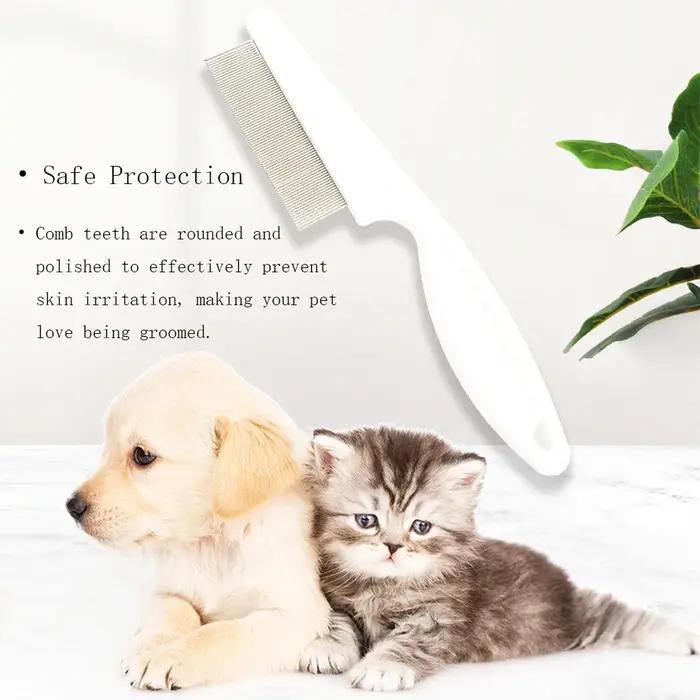 Peigne anti-puces pour animaux de compagnie