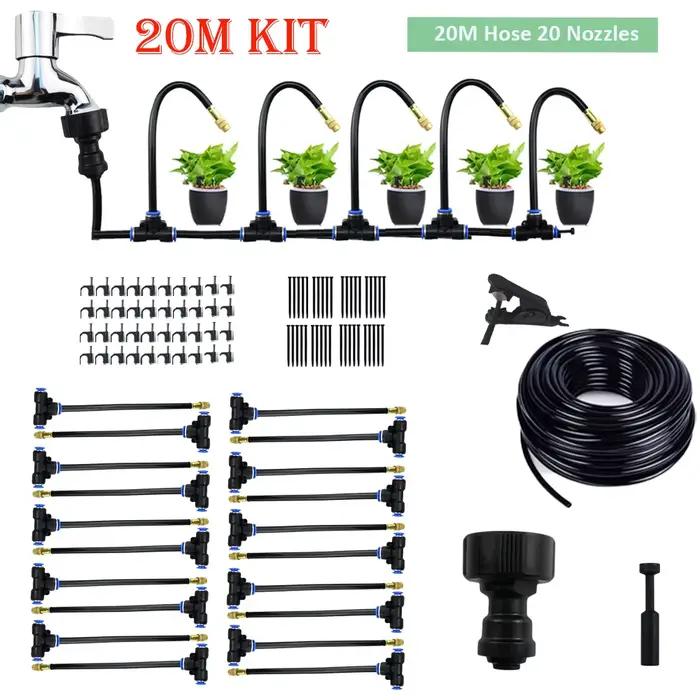 Kit de pulvérisation universel à flexion libre, bricolage, pour serre, jardin, fleurs, plantes, arro