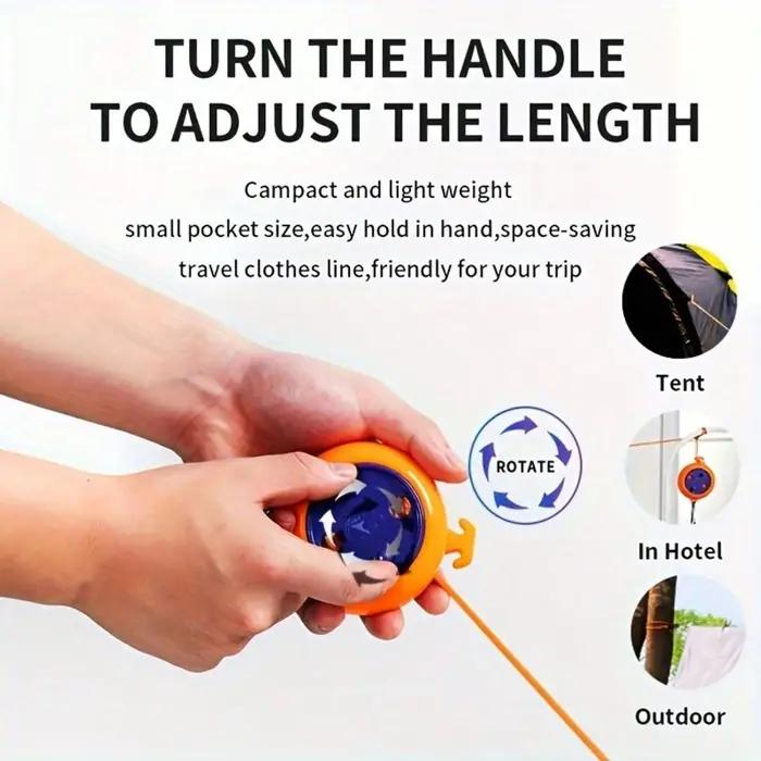 Séchoir à linge portable de 8 m