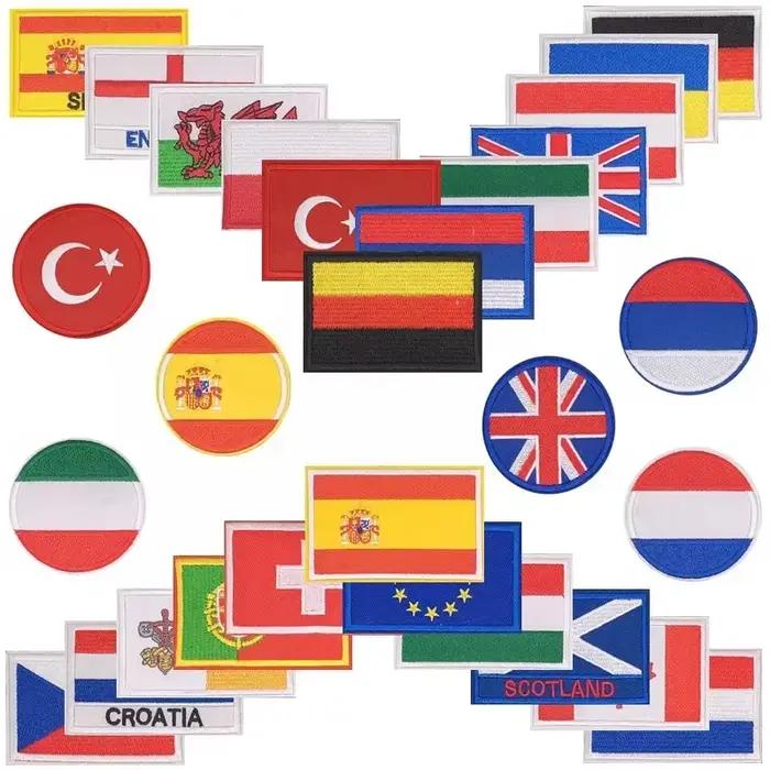 Patch de drapeaux nationaux des pays européens
