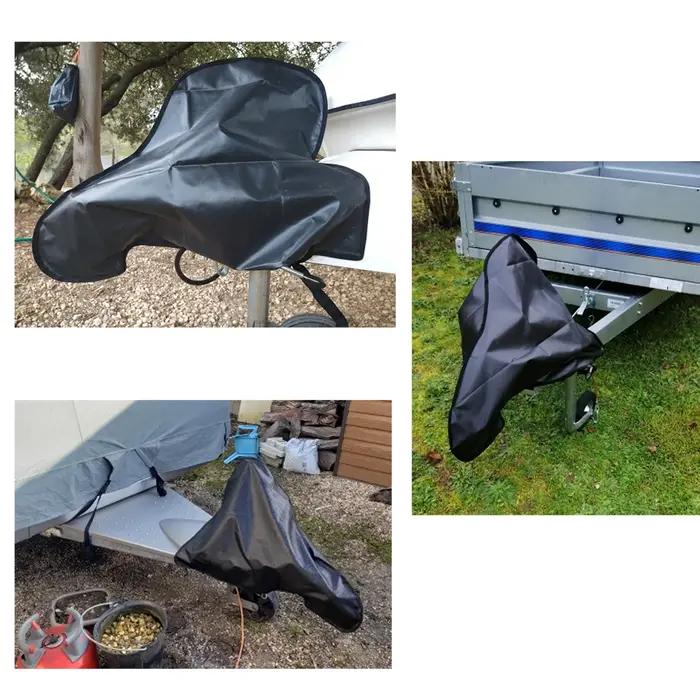 Couvercle d'attelage de remorquage universel étanche pour remorque et caravane, 89x63cm, Anti-pluie,