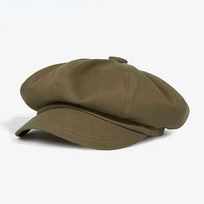 Mode béret mâle femme printemps été polyvalent classique Casquette peintre élégant rétro octogonal c