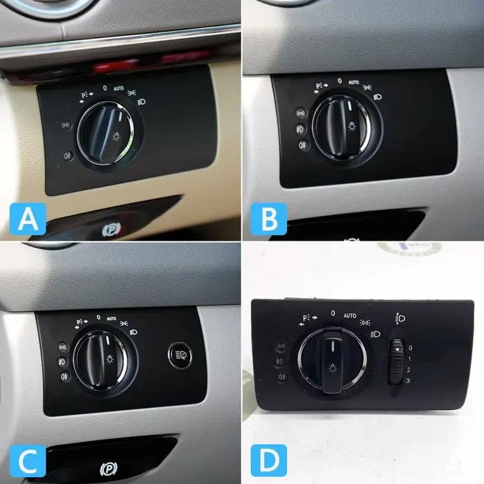 LHD – couvercle de garniture de commutateur de phare avant gauche intérieur de voiture, pour Mercede