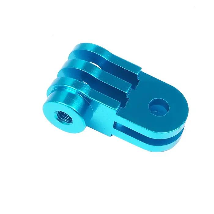 Bras Pivotant Réglable à 3 Voies en Alliage, Accessoire d'Action, Long et Court, Sœur CNC Droit, pour Gopro, DJI