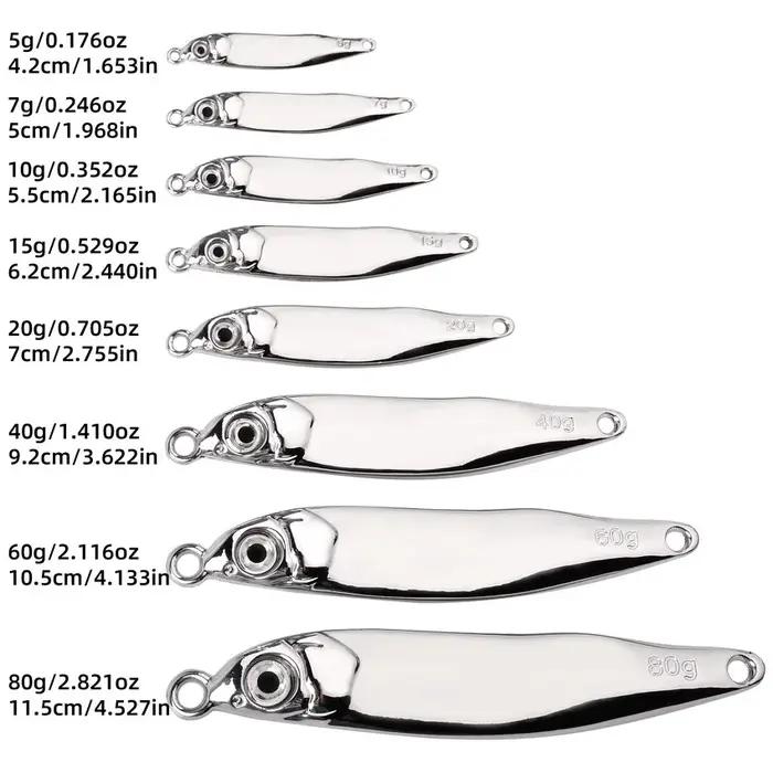 Leurre de pêche en métal cuillère, appâts de bar d'hiver, Spinnerbait, Minnow coulant, Hot Spinner B