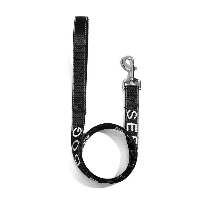 Laisses pour petits chiens et chats, couleur unie, Service pour chiens et Support émotionnel, laisse Jacquard à réflexion, entraînement de marche pour animaux de compagnie puissants