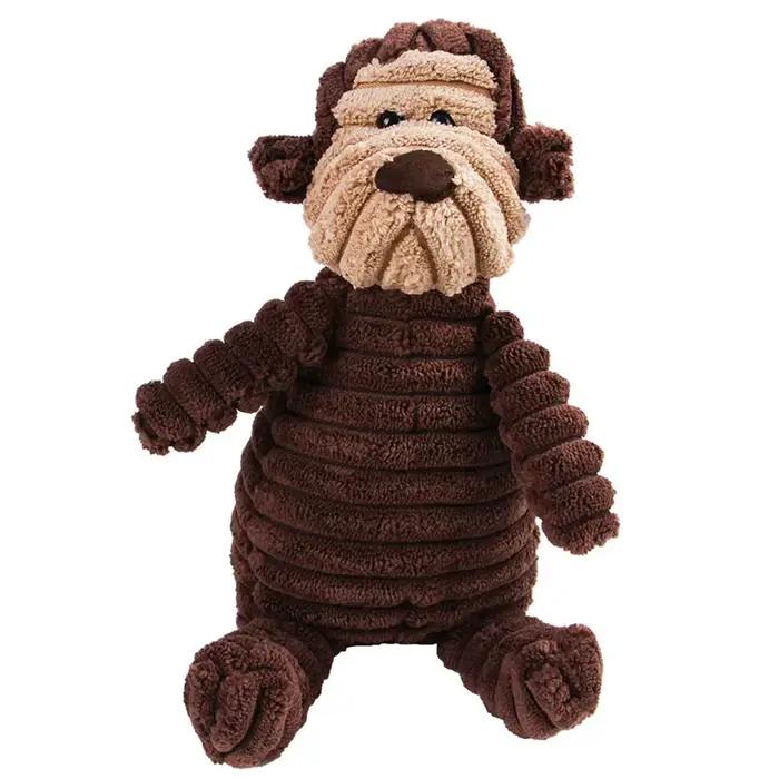 Jouets à mâcher en velours côtelé pour petits et moyens chiens