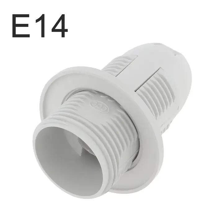 Support de lampe E14, adaptateurs de douille de lumière, basse de lampe, coque en plastique isolante