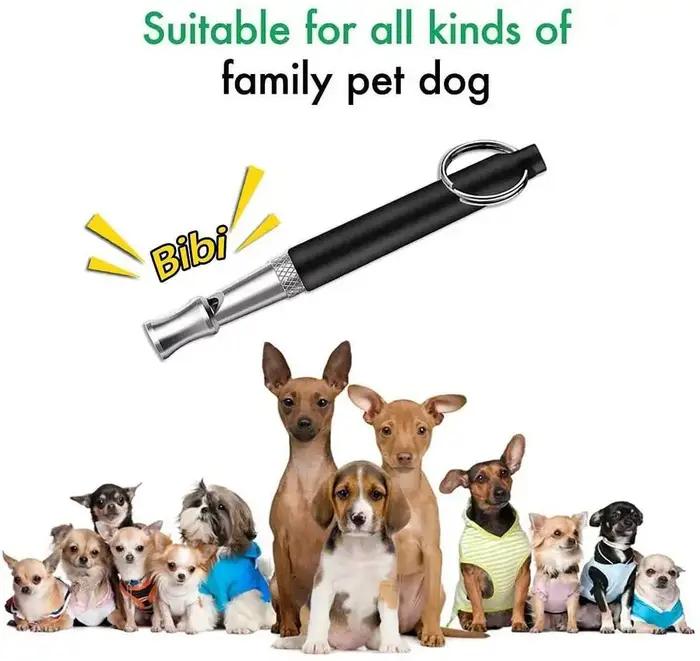Sifflet d'entraînement pour chien avec cordon réglable