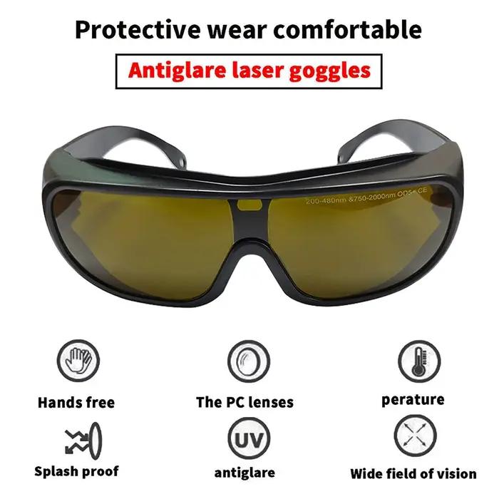 Lunettes de protection laser 755nm 1064nm IPL Lunettes laser Lunettes de sécurité