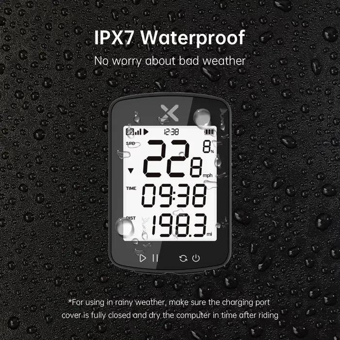 XOSS-Ordinateur de vélo NipGPS sans fil intelligent, IPX7, étanche, compteur de vitesse de type C, c