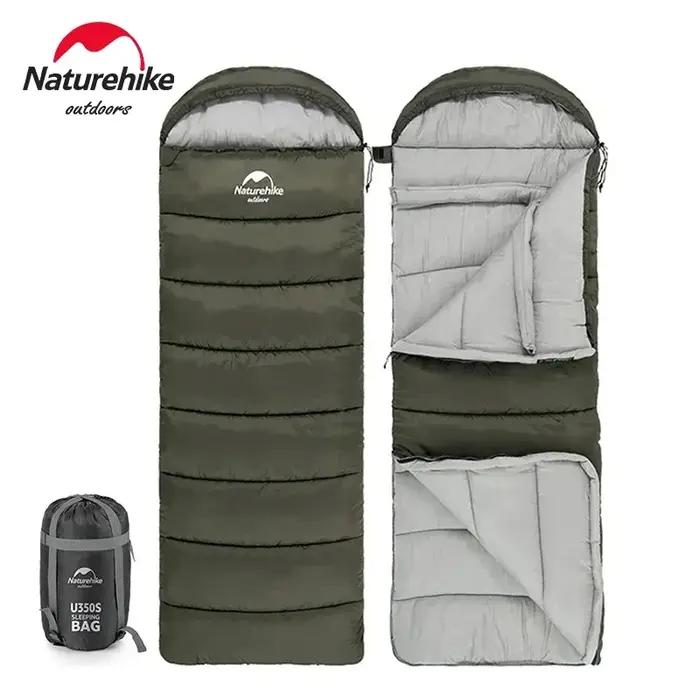 Sac de couchage en coton Naturehike, ultraléger, accessoires de camping, sac de couchage enveloppant