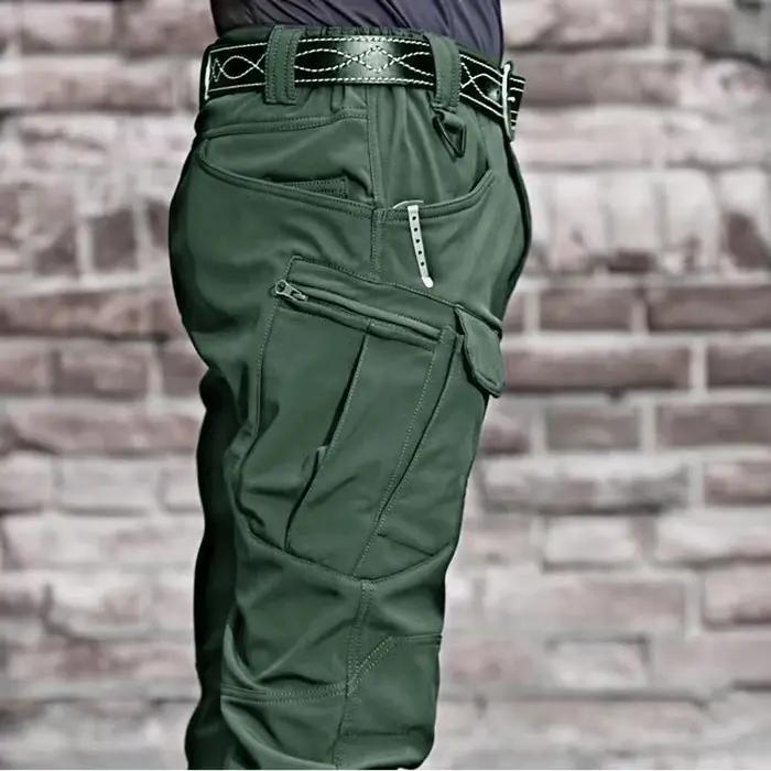 Pantalon cargo tactique Softshell pour hommes, pantalon de combat élastique, pour randonnée, Camping