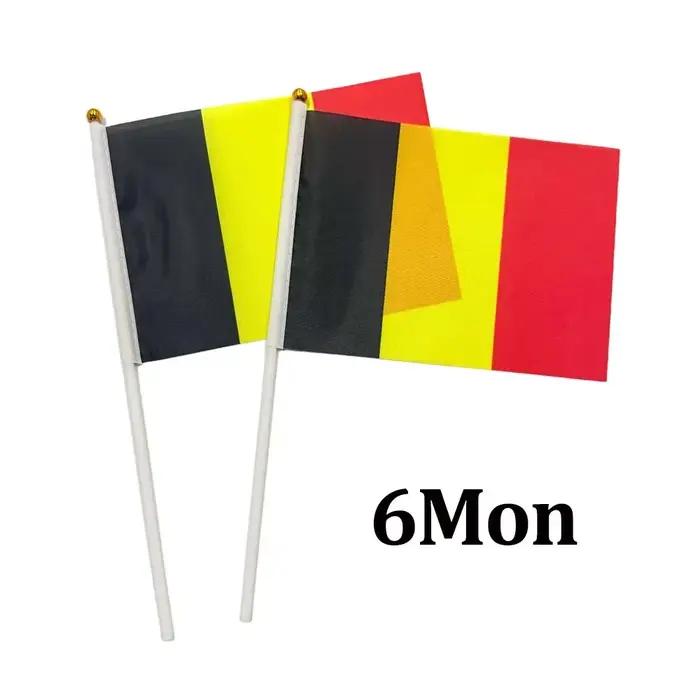 Drapeau européen Pologne Allemagne Espagne France Italie 4K drapeau de Football événement drapeau espagnol français 14*21 cm
