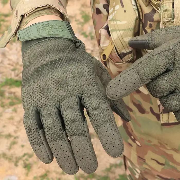 Gants camouflage tactiques pleine main écran tactile chasse tir outdoor vélo randonnée anti-usure