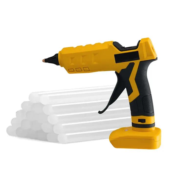 Pistolet à Colle Chaude Sans Fil Compatible Batterie Dewalt 18V 20V Outil Bricolage Réparation Chaleur Électrique Occasions Spéciales