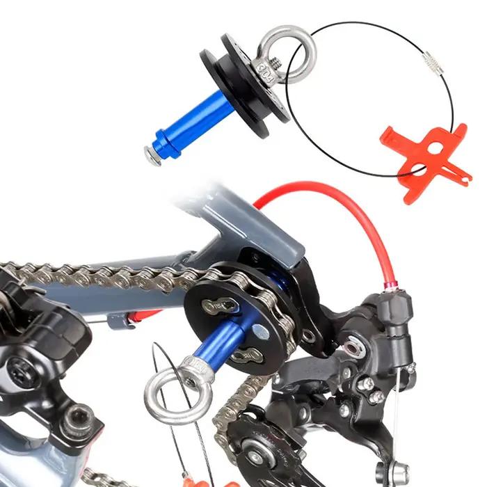 Rouleau de support de maintien de chaîne de vélo de route, outils de nettoyage de chaîne de vélo, te