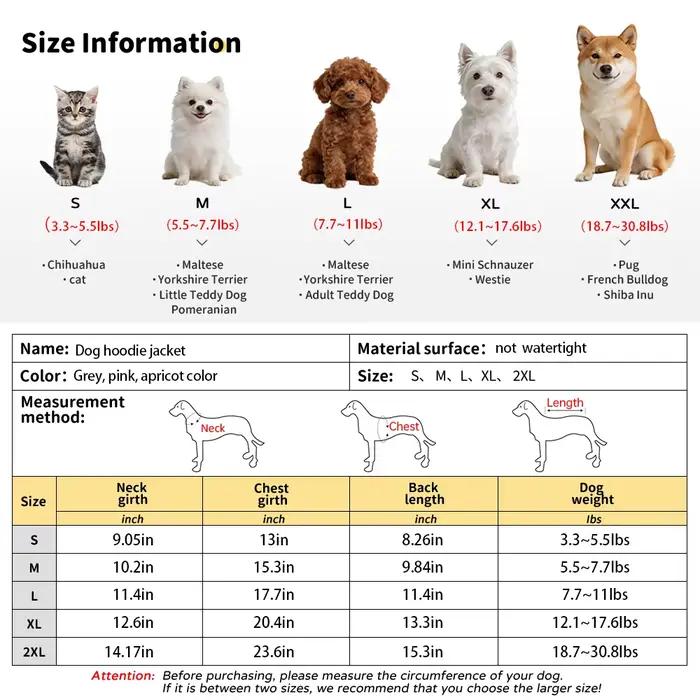 Manteau en polaire doux pour animaux de compagnie, pour chiens et chats de petite et moyenne taille, pull à capuche chaud pour l'hiver, veste pour bouledogue français, vêtements pour chihuahua