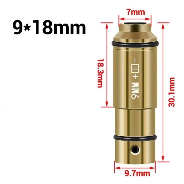 9mm/.380ACP/.40S & W/223Rem/7.62x39 Laser formation balle feu sec formateur cartouche tactique point