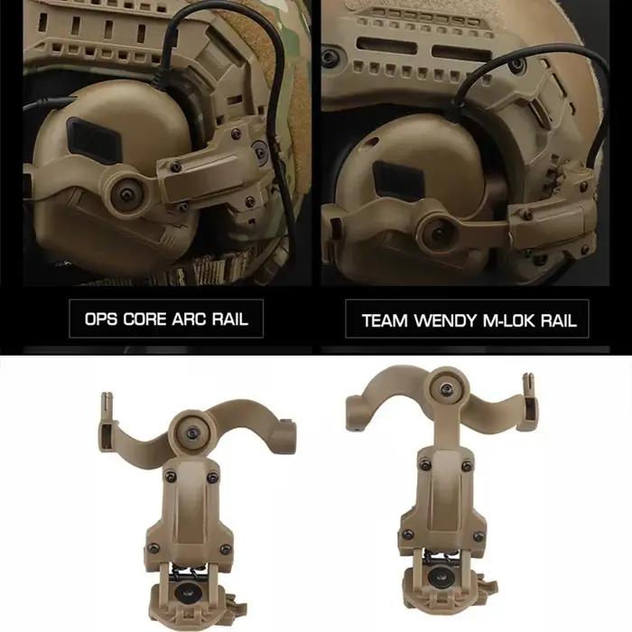 Adaptateur de montage sur Rail de casque tactique à Angle libre