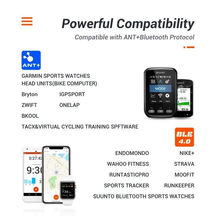 Magene S3 + capteur de Cadence de vitesse ANT Bluetooth ordinateur compteur de vitesse double capteu