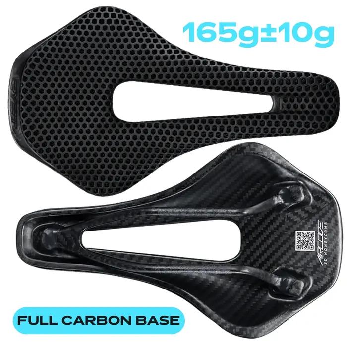 RYET 3D imprimé selle de vélo ultraléger en Fiber de carbone creux confortable respirant vtt gravier