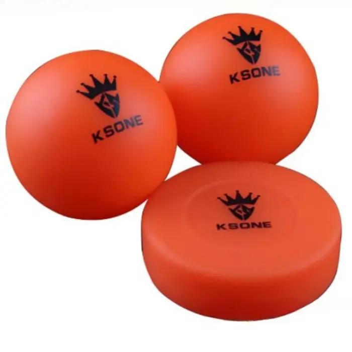 Boule de hockey en caoutchouc pour entraînement professionnel, 1 pièce, 65mm