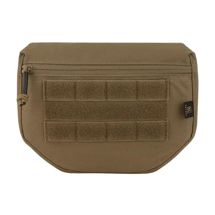 Poche drop tactique KRYDEX pour gilet JPC CPC AVS RRV - Sac banane à scratch accessoire airsoft