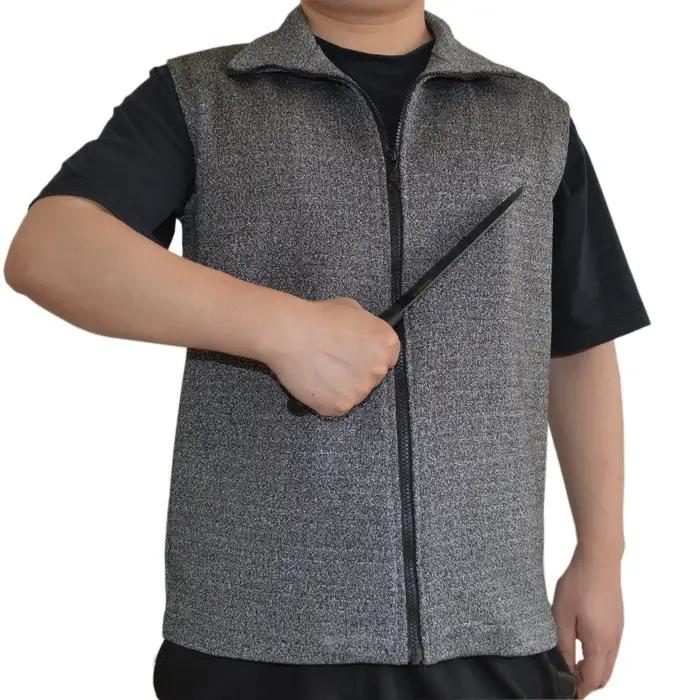 Gilet anti-coup de couteau EU EN388 CE niveau 5, gilet tactique souple résistant aux coupures et aux