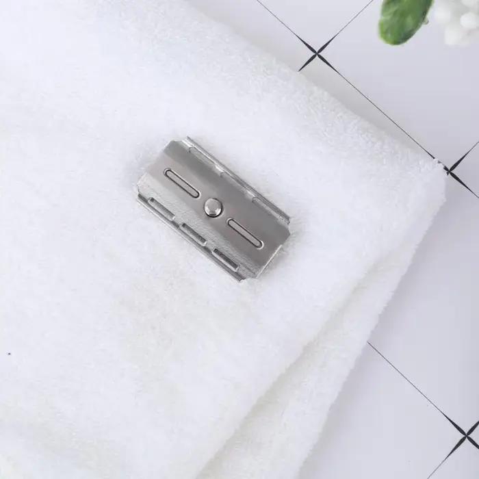 Tête de rasoir à double tranchant de sécurité en acier inoxydable Yaqi Telstar 316 pour hommes