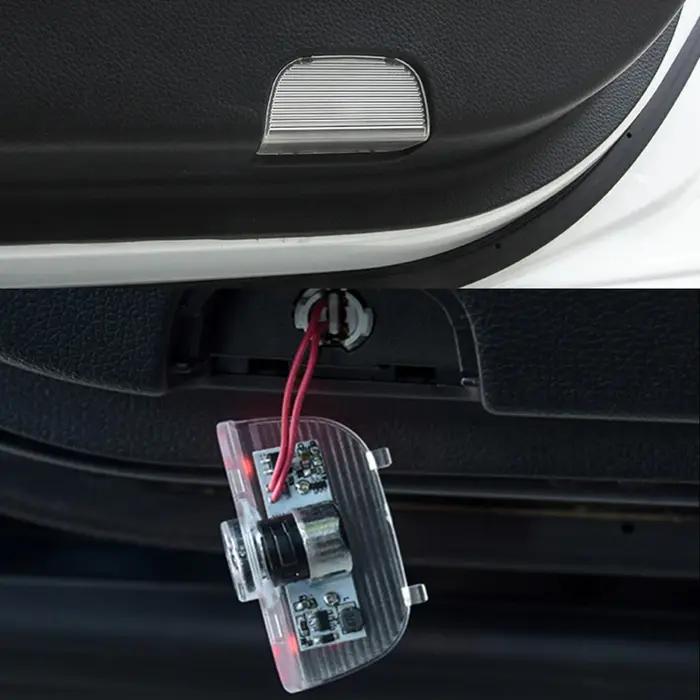 2 pièces lumière LED voiture porte budgétaire emblème fantôme ombre lampe accessoires pour Honda CR-