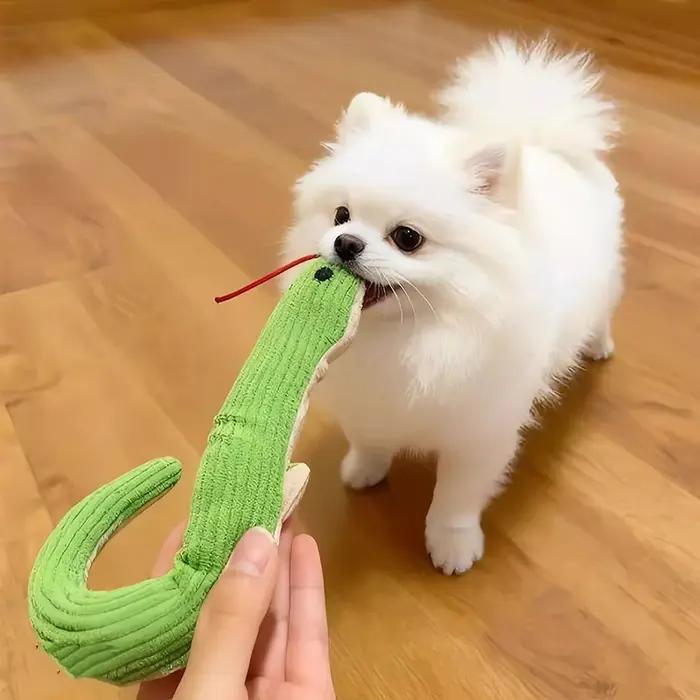 Jouet interactif pour chien en forme de serpent