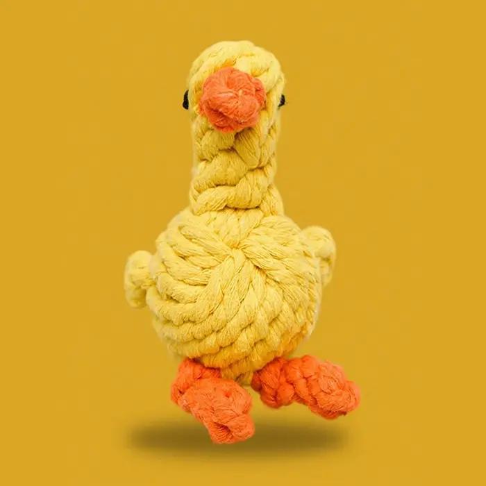 Corde tissée à la main en lin pour chiens de petite et moyenne taille jouets dents meulage occassions spéciales anniversaire nouveau membre famille
