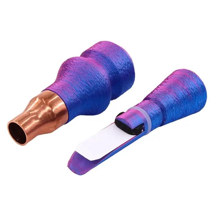 Sifflet appel canard portable - Appelant compact pour randonnée, photographie nature et camping
