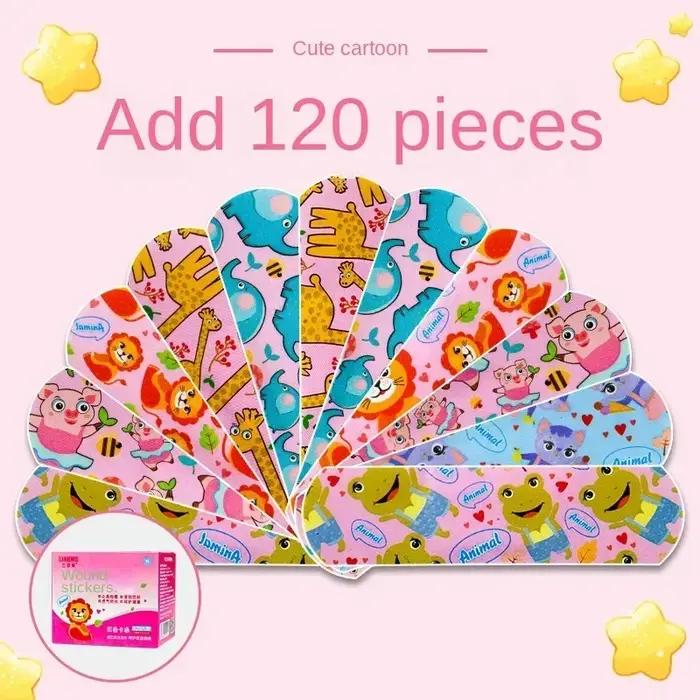 120 pièces/boîte dessin animé pansement mignon Mini enfants respirant imperméable pansement médical