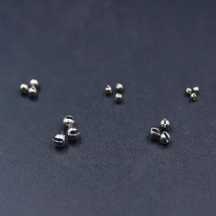 Perles de tungstène fendues pour la pêche à la mouche, matériaux de fixation, tête de nymphe brillan