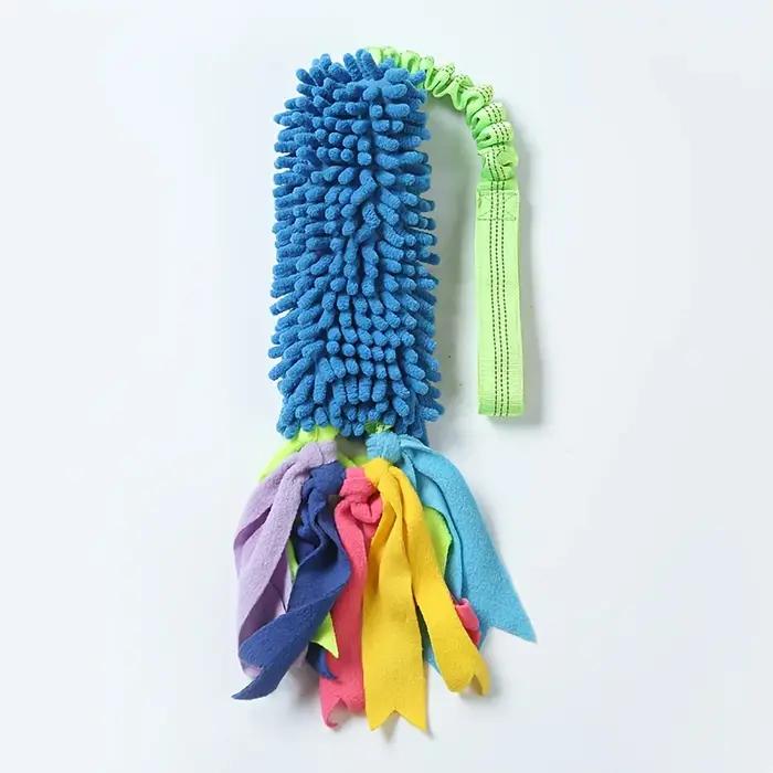 Jouet d'entraînement pour chien corde de traction anti-déchirure peluche résistante aux morsures puzzle interactif pour chiens occasions spéciales activités physiques et mentales