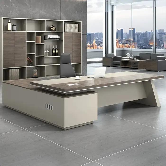 La table de direction simple et moderne, la combinaison table et chaise du gestionnaire et la table