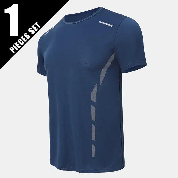 1/3 pièces hommes quatre saisons imprimé à manches courtes sport Fitness séchage rapide confortable grande taille jeunes