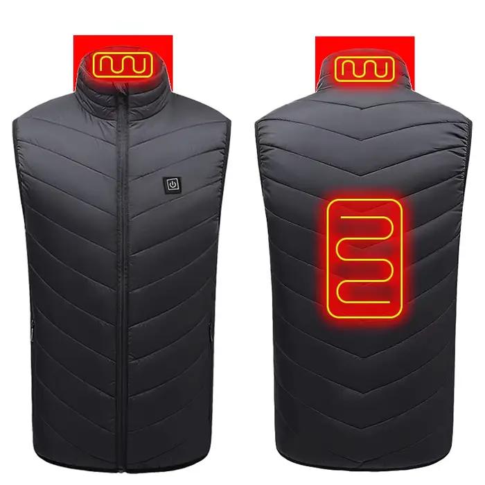 21 Zones de gilet chauffant vestes chauffantes électriques hommes femmes vêtements de sport manteau
