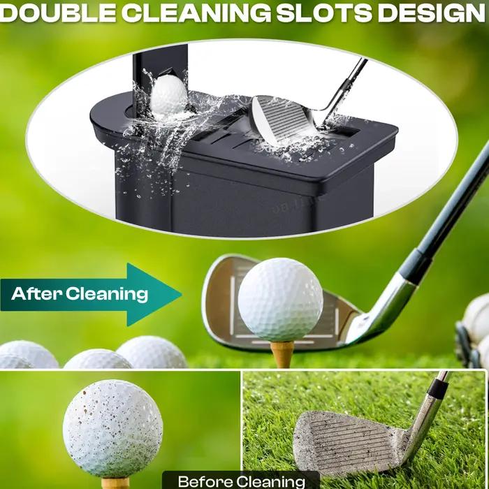 Accessoires pour voiturettes de golf : Laveur et support pour clubs et balles pour Club Car Precedent/Tempo/Onward