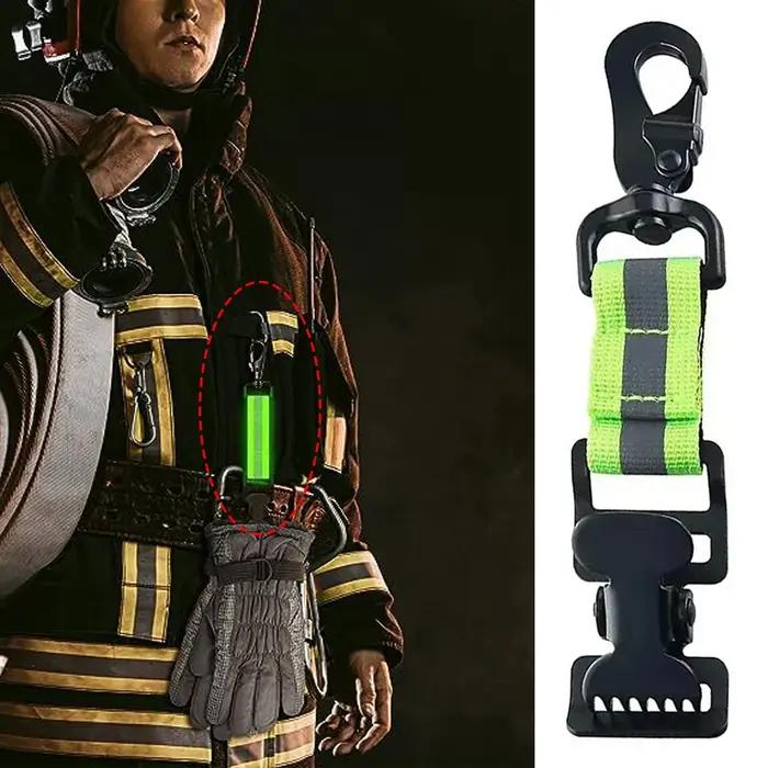 Porte-gants de sécurité pompier universel - Sangle accroche-gants multifonction durable pour équipement incendie