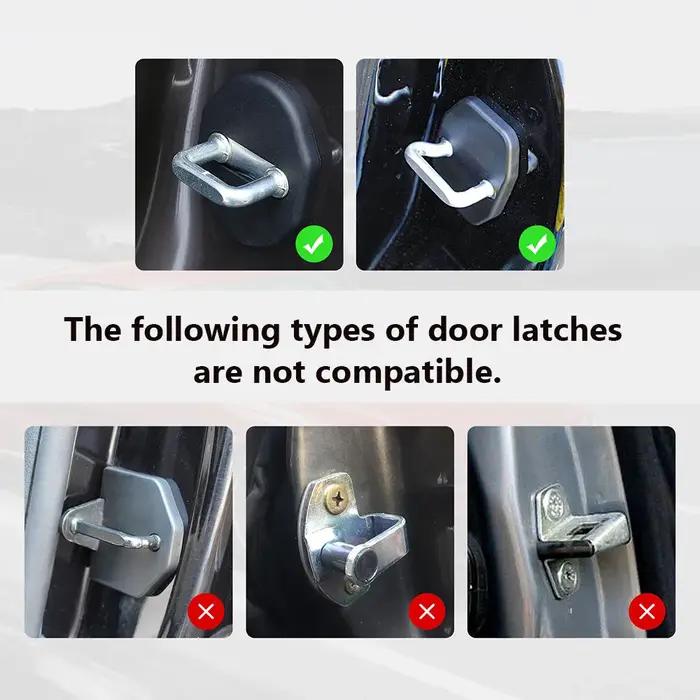 Support de toit de voiture universel en aluminium de 440 Lbs, loquet de porte adapté au toit, pédale