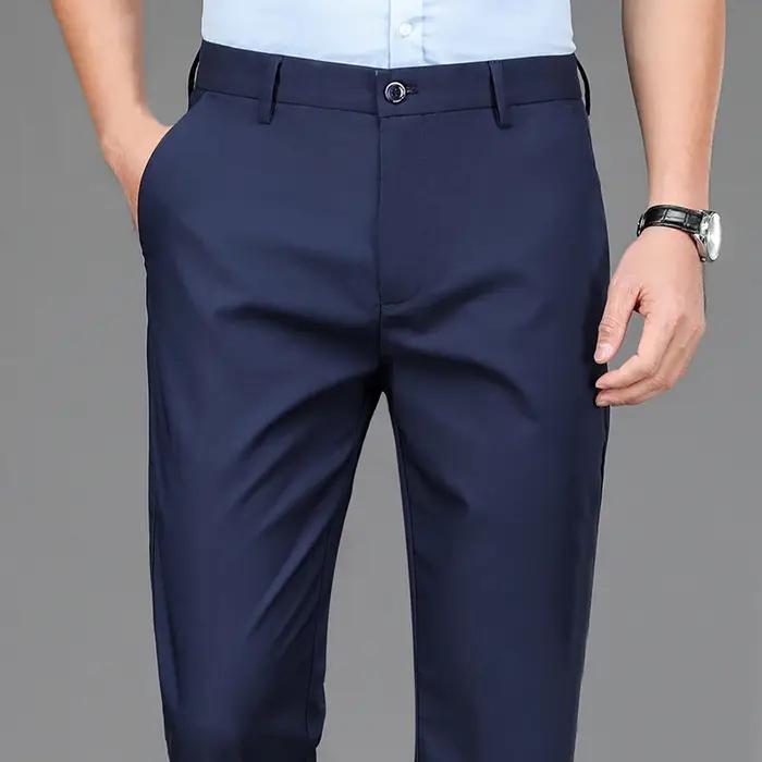 Pantalon décontracté intelligent pour hommes, extensible, sport, séchage rapide, pleine longueur, dr