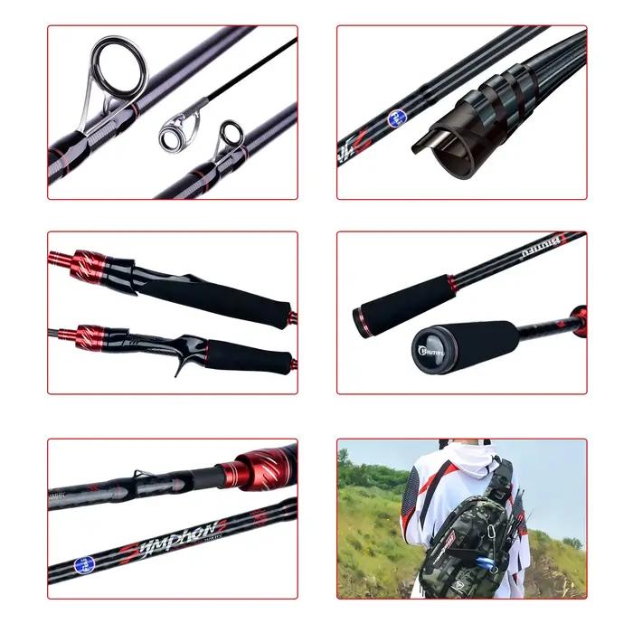 BIUTIFU-Leurre de pêche en carbone Spinning, Mini Rock Fishing, Fuji Baitcasting, Phishger Fast 5-42